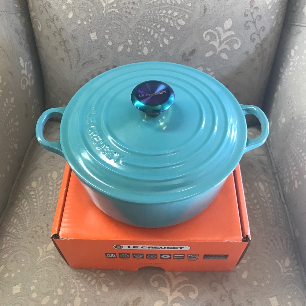Le Creuset Dutch Oven (2.75 qt)/Turquoise